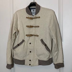 Under Two Flags Cream Jacket Small
